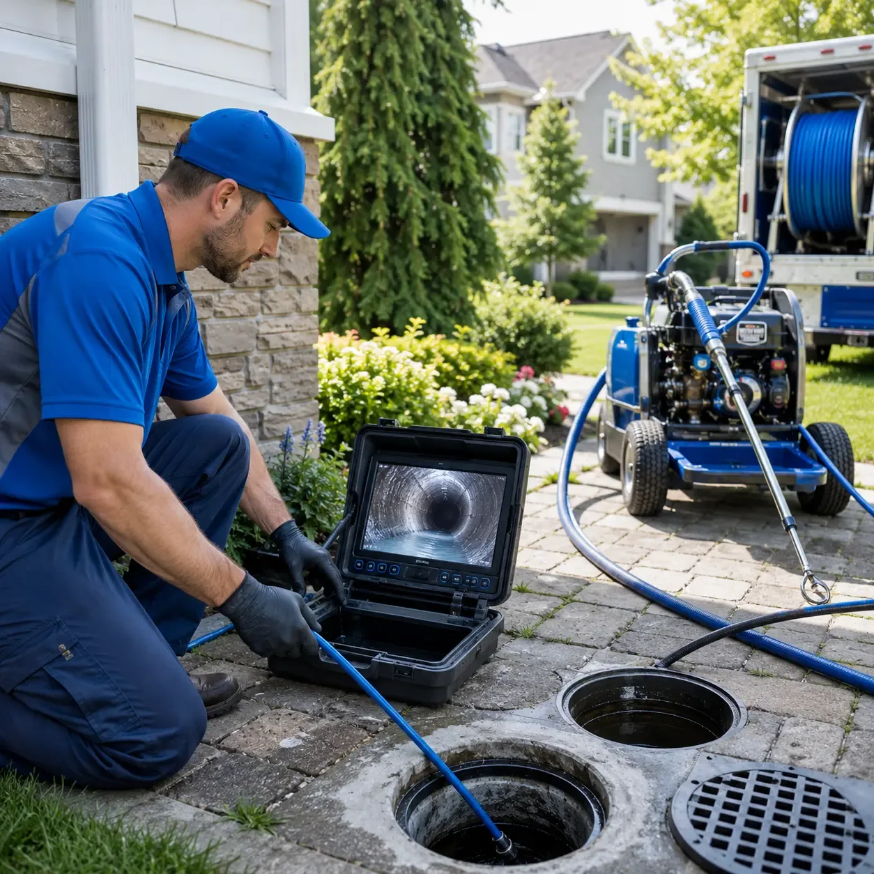 Outdoor drain cleaning professionals serving Cornland, IL