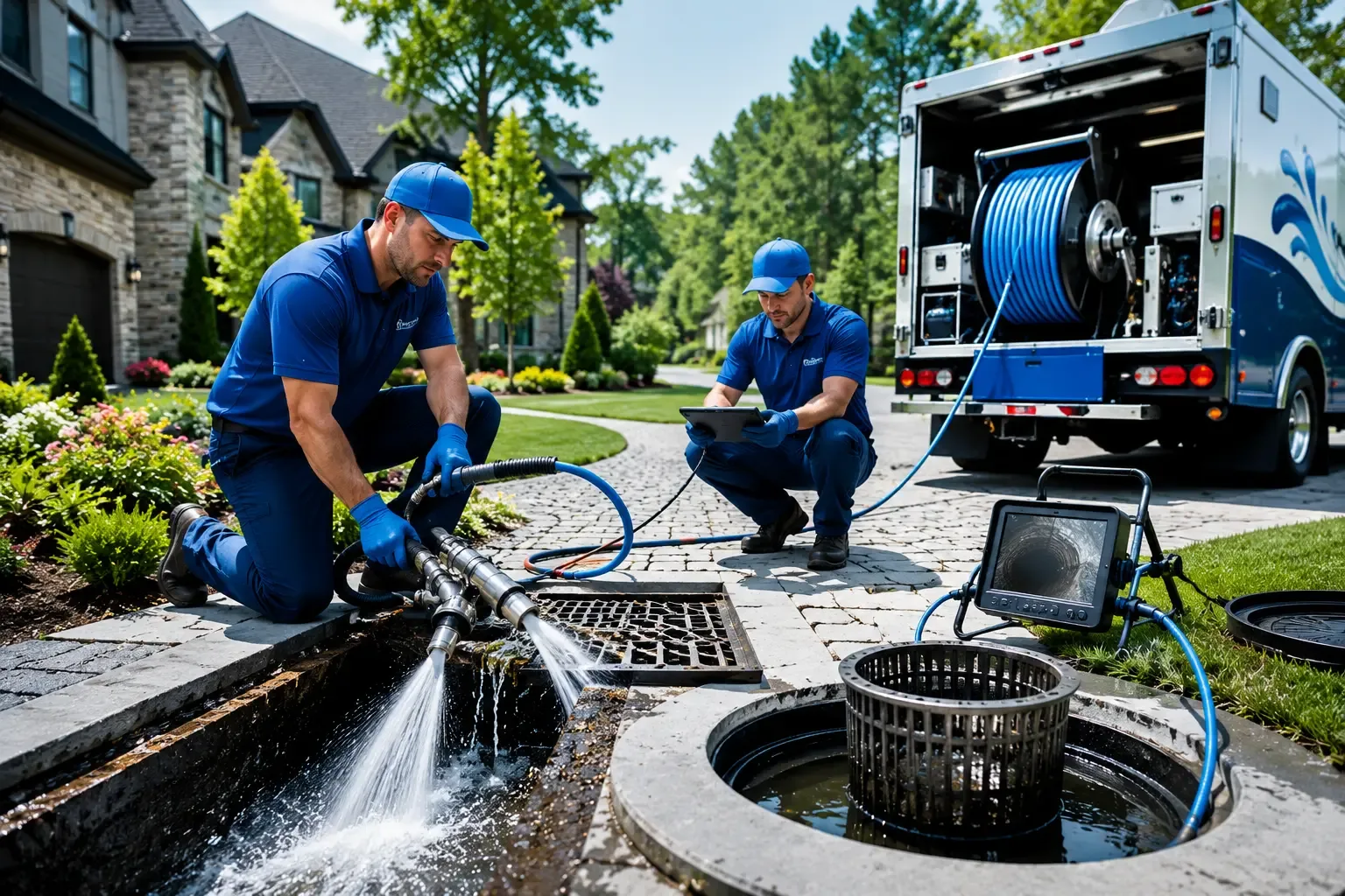 Local outdoor drain cleaning professionals in Cornland, IL